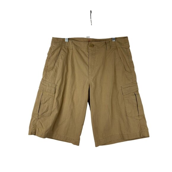 The North Face Mens 34 Horizon 2.0 Ripstop Drawstring Shorts Khaki Hiking - Picture 1 of 15